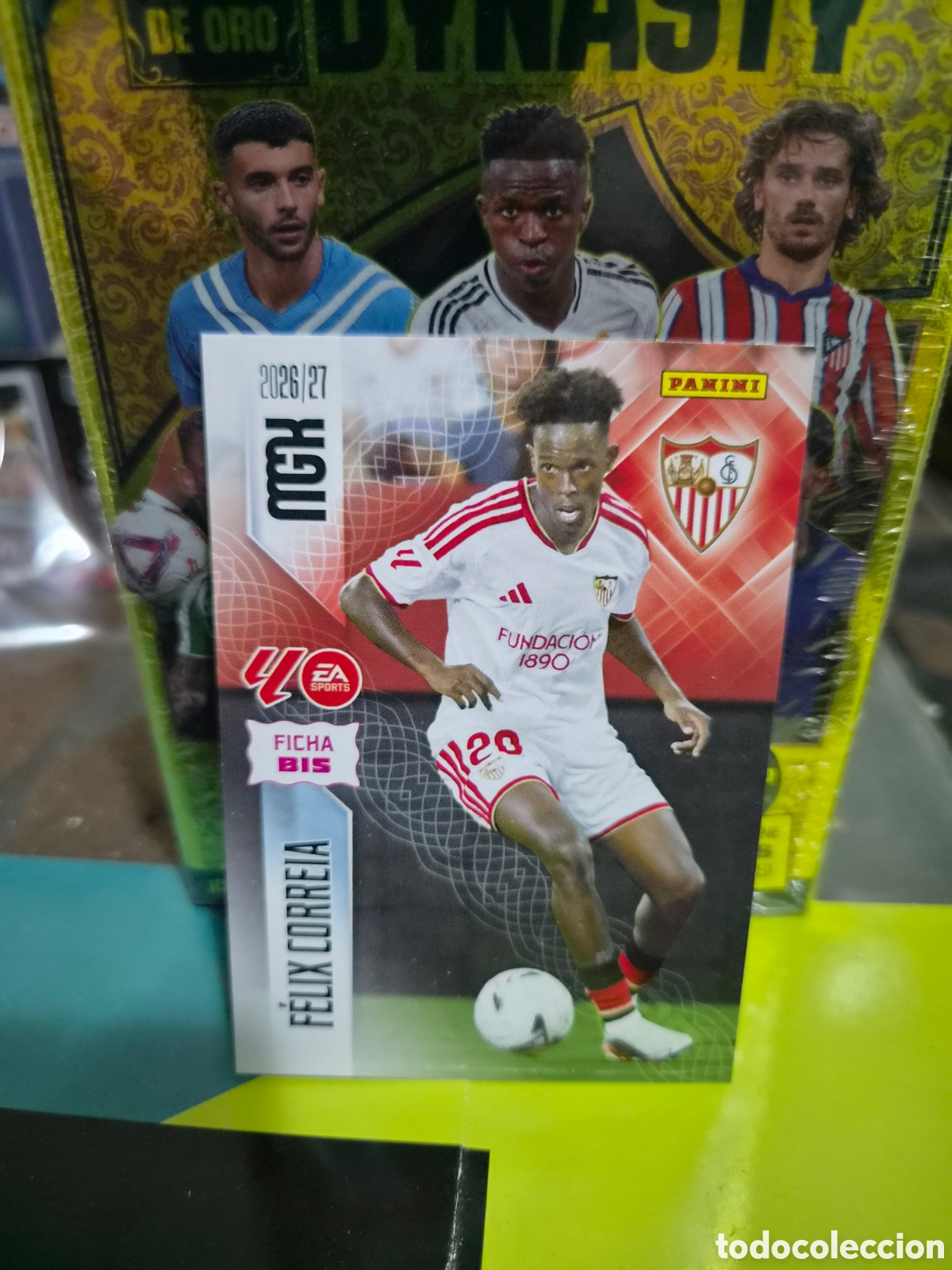 Cromos de f&uacute;tbol: N&deg;339Bis Sevilla F&eacute;lix Correia Megacracks 26/27