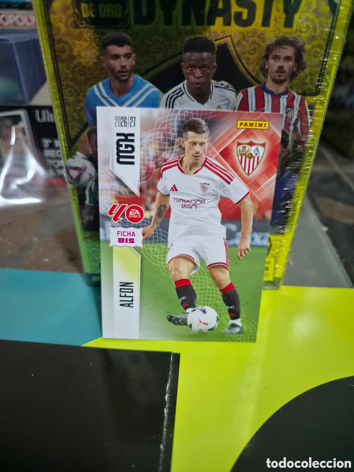 Cromos de f&uacute;tbol: N&deg;340Bis Sevilla Alfon Megacracks 26/27