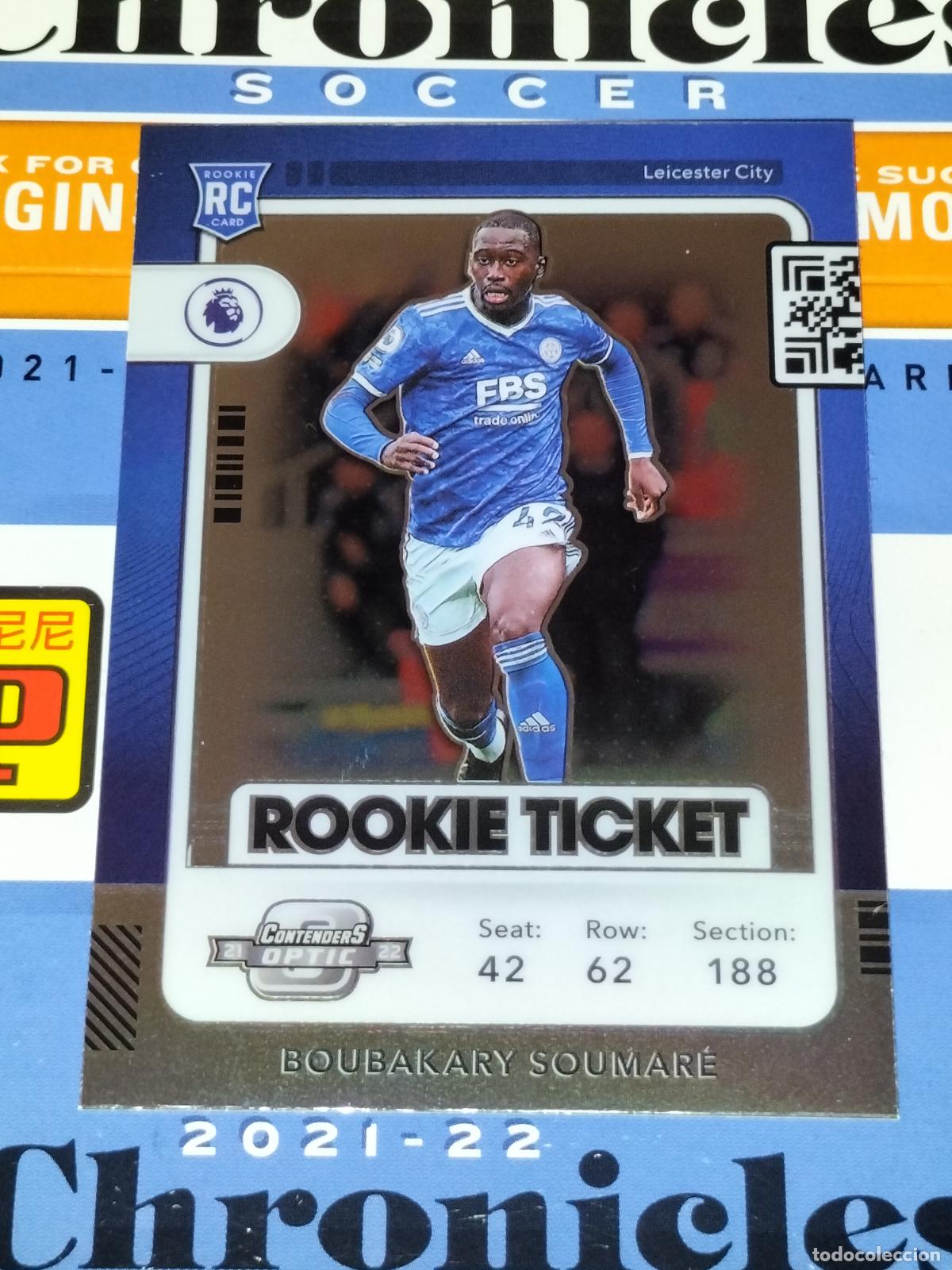 Cromos de f&uacute;tbol: 296 BOUBAKARY SOUMARE RC LEICESTER CITY CARD CHRONICLES OPTIC PREMIER SOCCER 2021 2022 21 22 PANINI