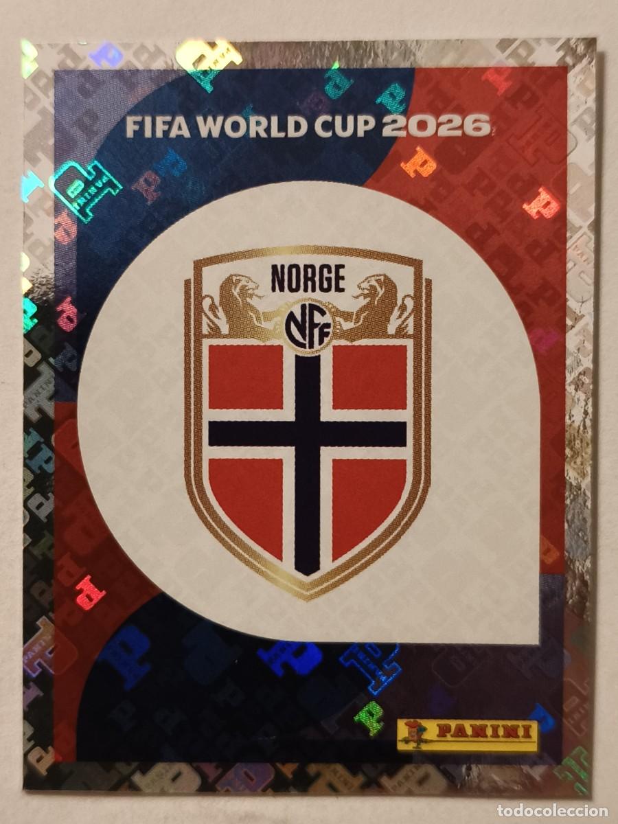 Cromos de f&uacute;tbol: #NOR 1 ESCUDO (NORUEGA) MUNDIAL 2026 PANINI