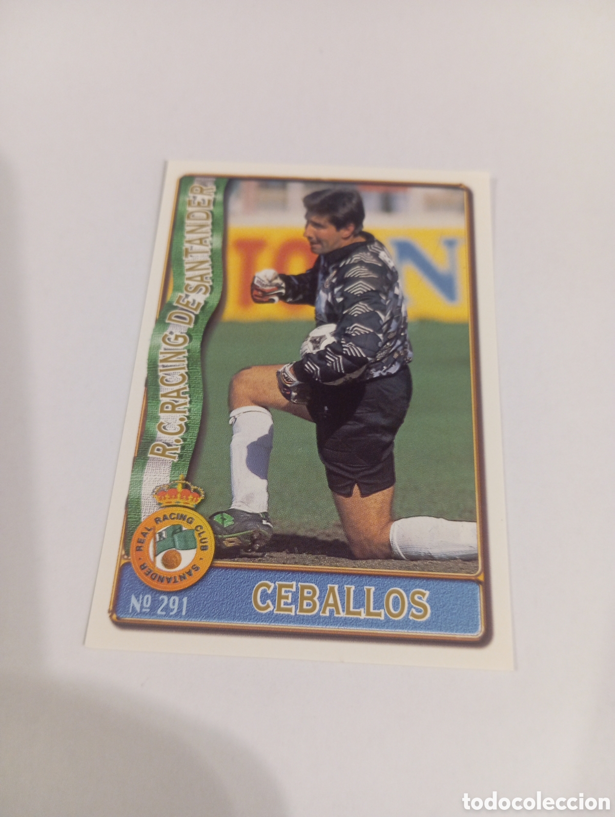 Cromos de f&uacute;tbol: 291 CEBALLOS Racing Santander 96 97 MUNDICROMO FICHAS LIGA 1996 1997