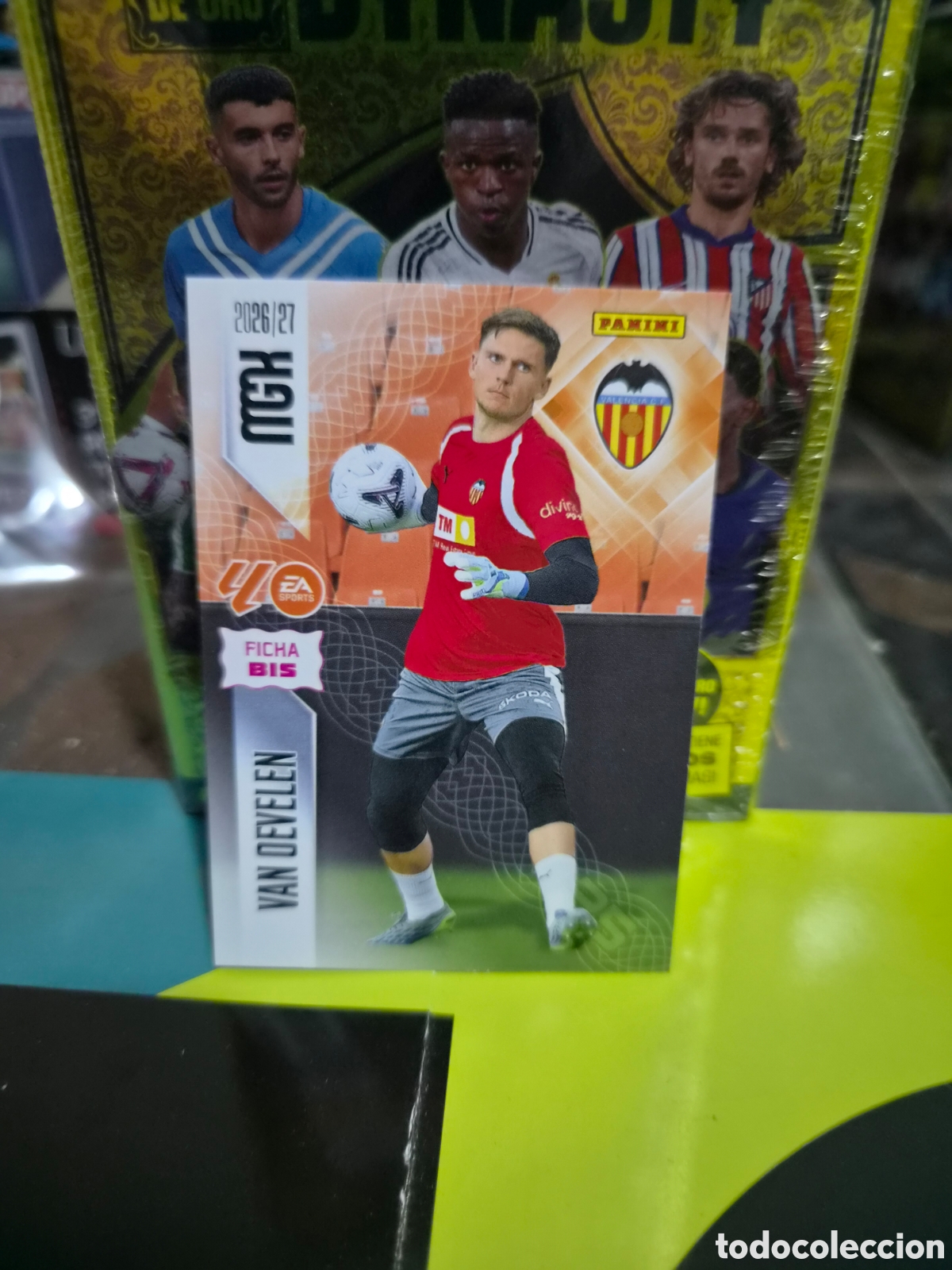 Cromos de f&uacute;tbol: N&deg;345Bis Valencia Van Develen Megacracks 26/27