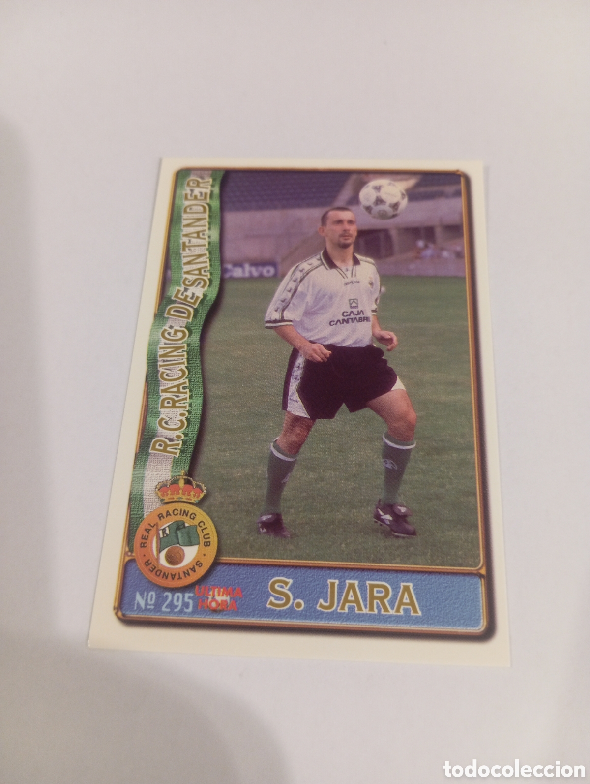 Cromos de f&uacute;tbol: 295 S&Aacute;NCHEZ JARA UH Racing Santander 96 97 MUNDICROMO FICHAS LIGA 1996 1997