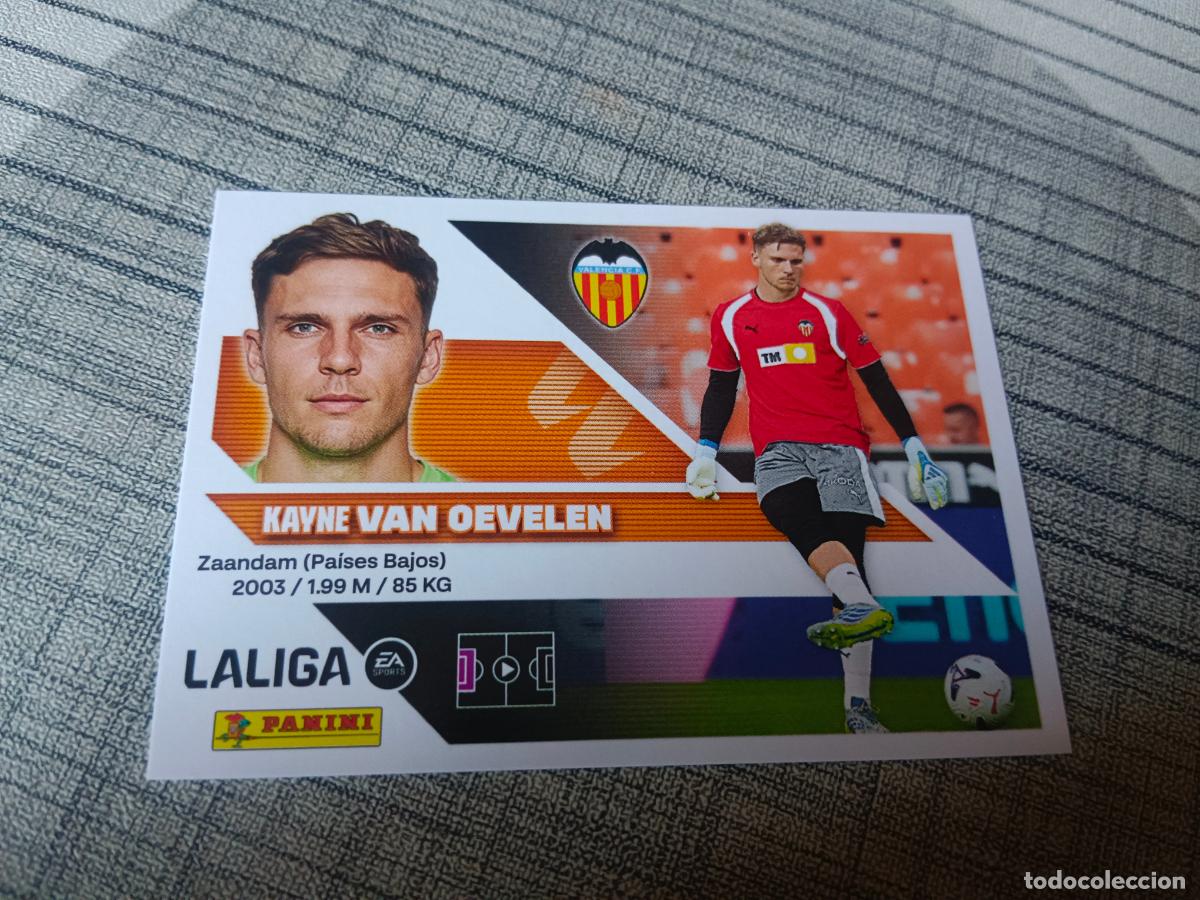 Cromos de f&uacute;tbol: TEMPORADA 2026 2027 26 27 COLOCA 4 BIS VAN OEVELEN VALENCIA 4&ordf; CUARTA EDICION NUEVO