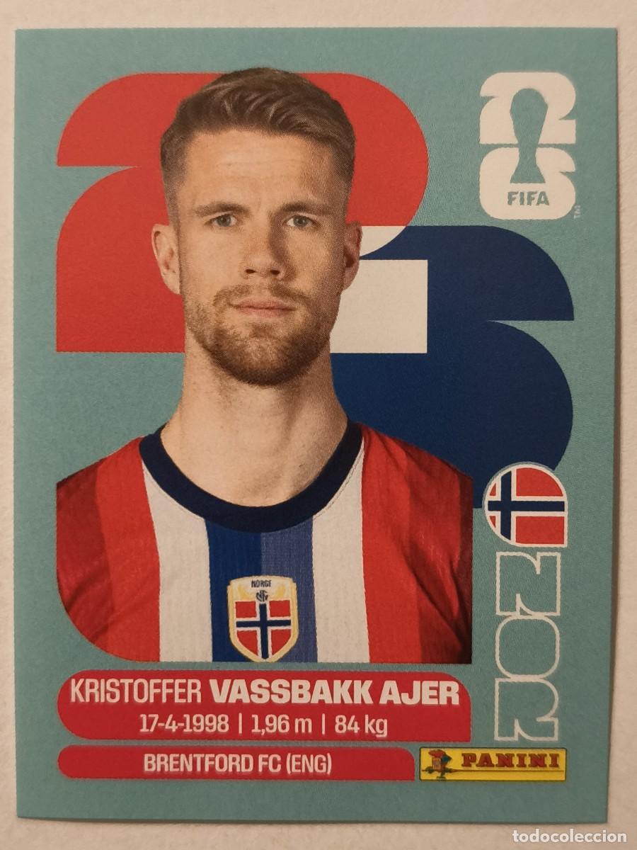 Cromos de f&uacute;tbol: #NOR 5 VASSBAKK AJER (NORUEGA) MUNDIAL 2026 PANINI