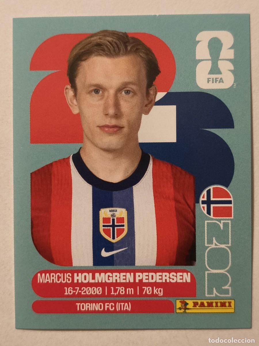 Cromos de f&uacute;tbol: #NOR 6 HOLMGREN PEDERSEN (NORUEGA) MUNDIAL 2026 PANINI