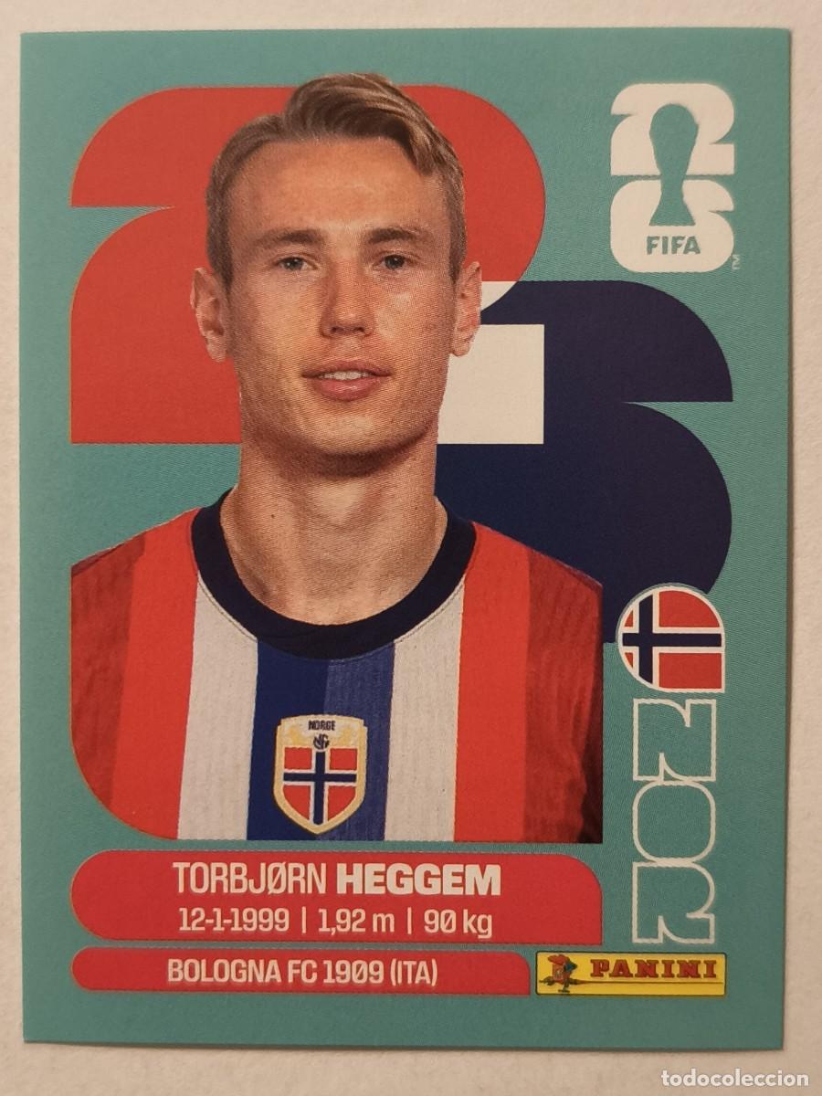 Cromos de f&uacute;tbol: #NOR 8 HEGGEM (NORUEGA) MUNDIAL 2026 PANINI