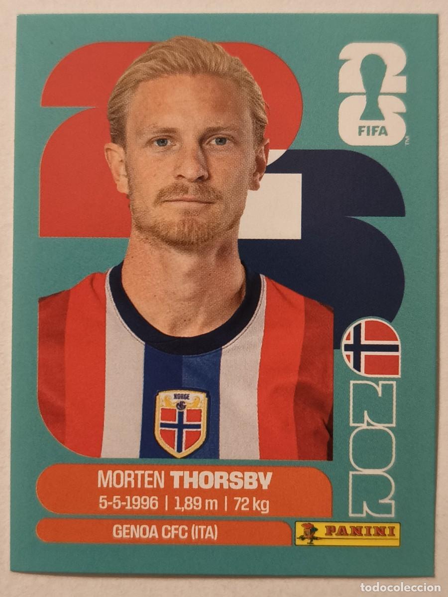 Cromos de f&uacute;tbol: #NOR 9 THORSBY (NORUEGA) MUNDIAL 2026 PANINI