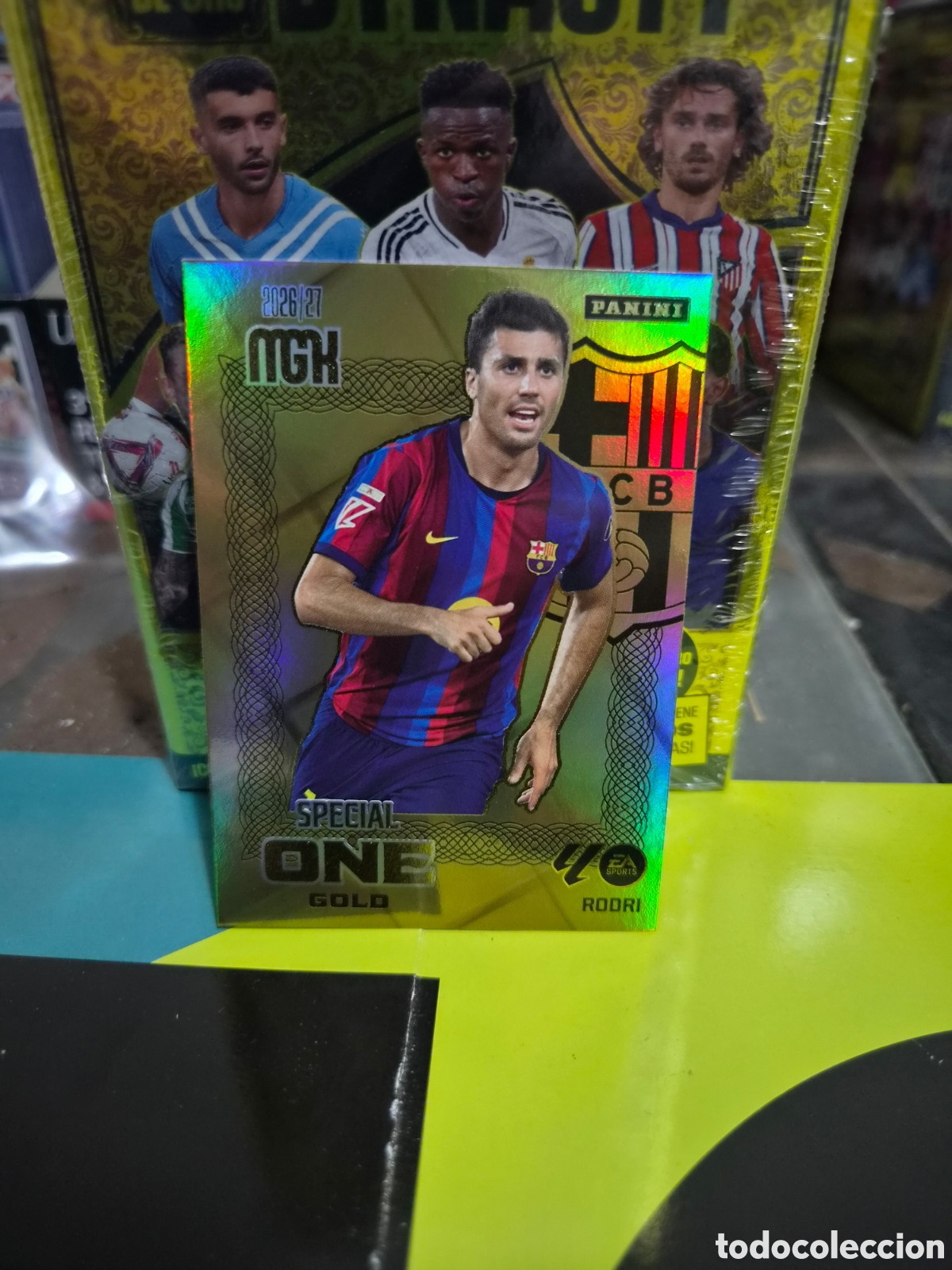 Cromos de f&uacute;tbol: Special One Gold Rodri Megacracks 26/27