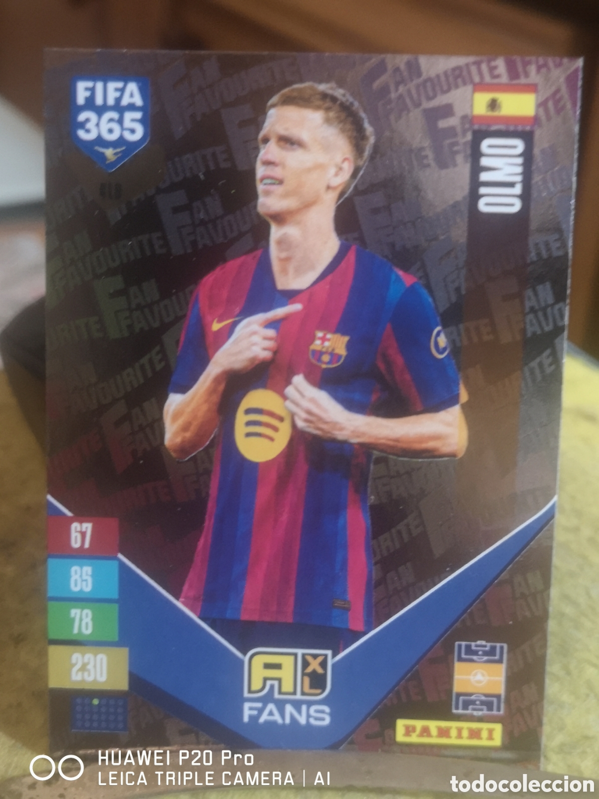 Cromos de f&uacute;tbol: FIFA 365 2027 FANS FAVOURITE 410 OLMO - BARCELONA