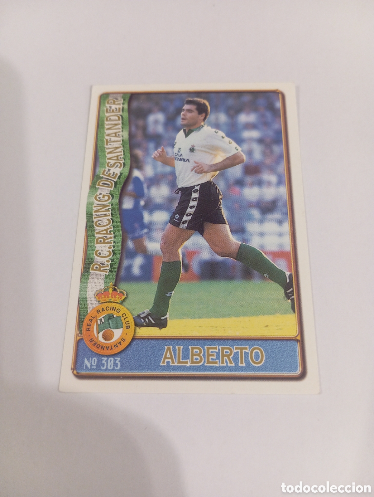 Cromos de f&uacute;tbol: 303 ALBERTO Racing Santander 96 97 MUNDICROMO FICHAS LIGA 1996 1997
