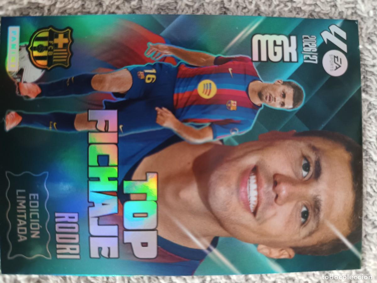Cromos de f&uacute;tbol: MEGACRACKS 2026-2027 TOP FICHAJE RODRI