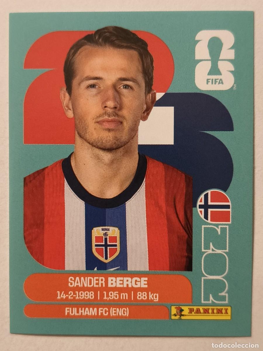 Cromos de f&uacute;tbol: #NOR 11 BERGE (NORUEGA) MUNDIAL 2026 PANINI