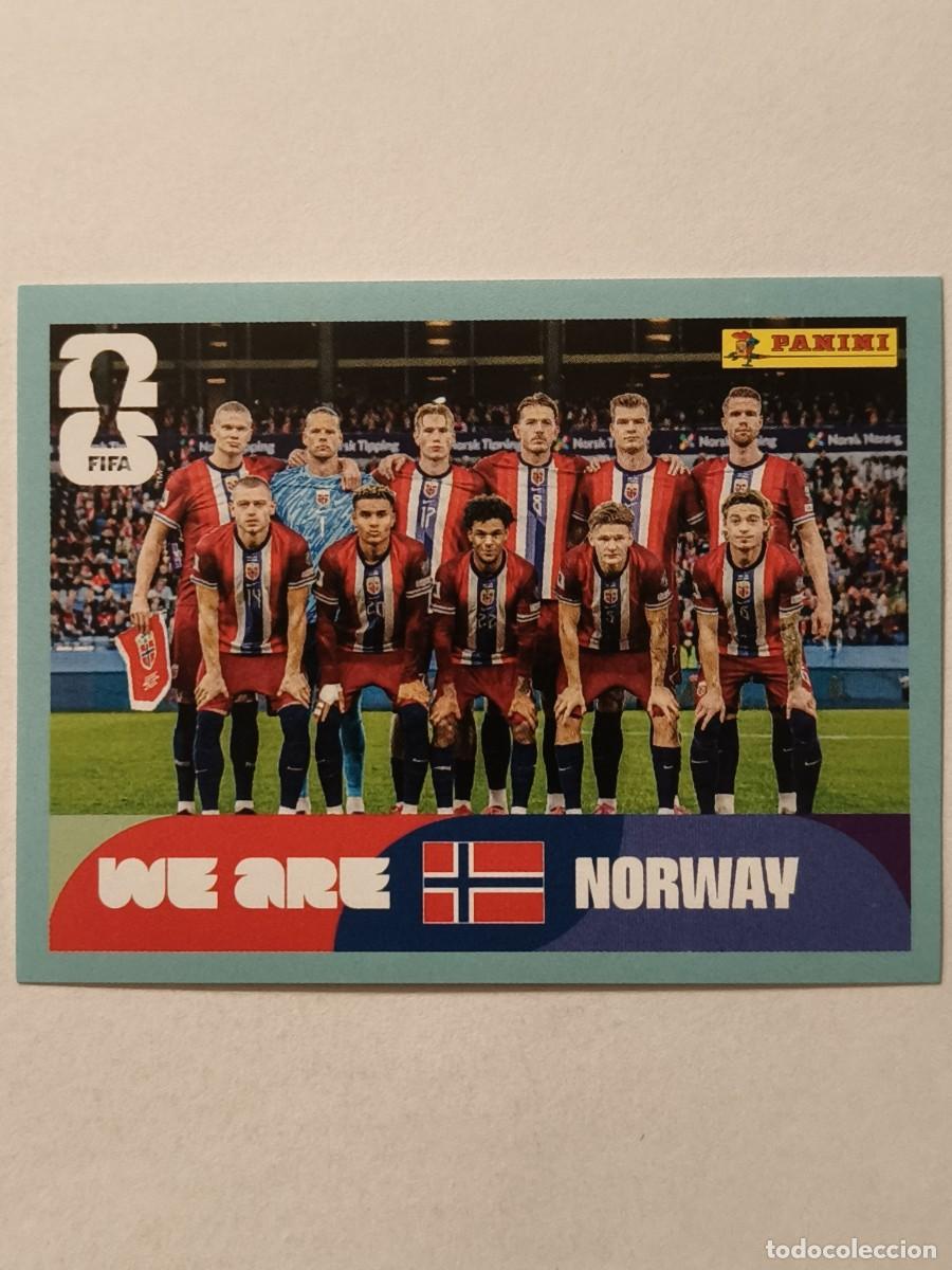 Cromos de f&uacute;tbol: #NOR 13 ALINEACION (NORUEGA) MUNDIAL 2026 PANINI