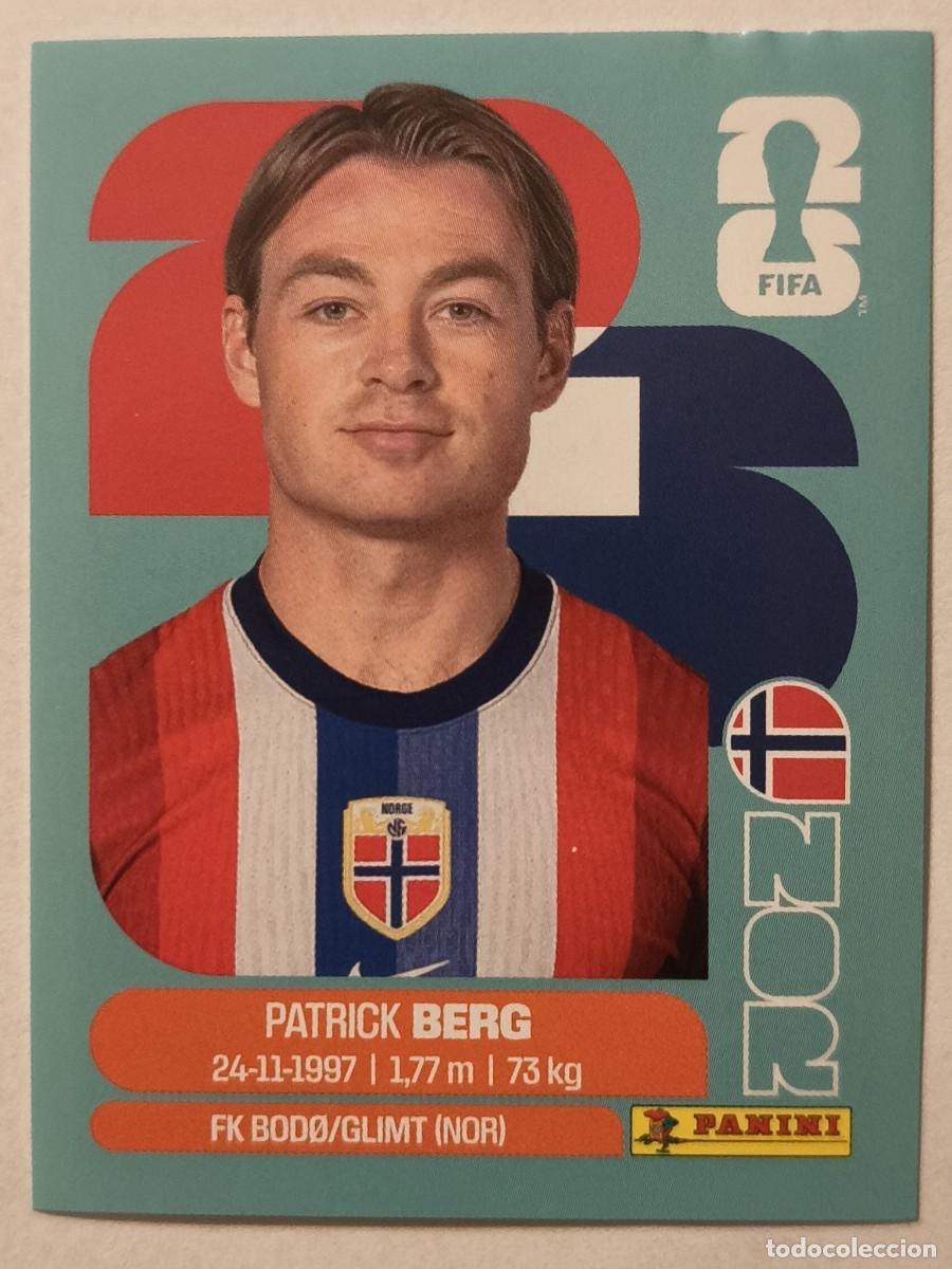 Cromos de f&uacute;tbol: #NOR 14 BERG (NORUEGA) MUNDIAL 2026 PANINI
