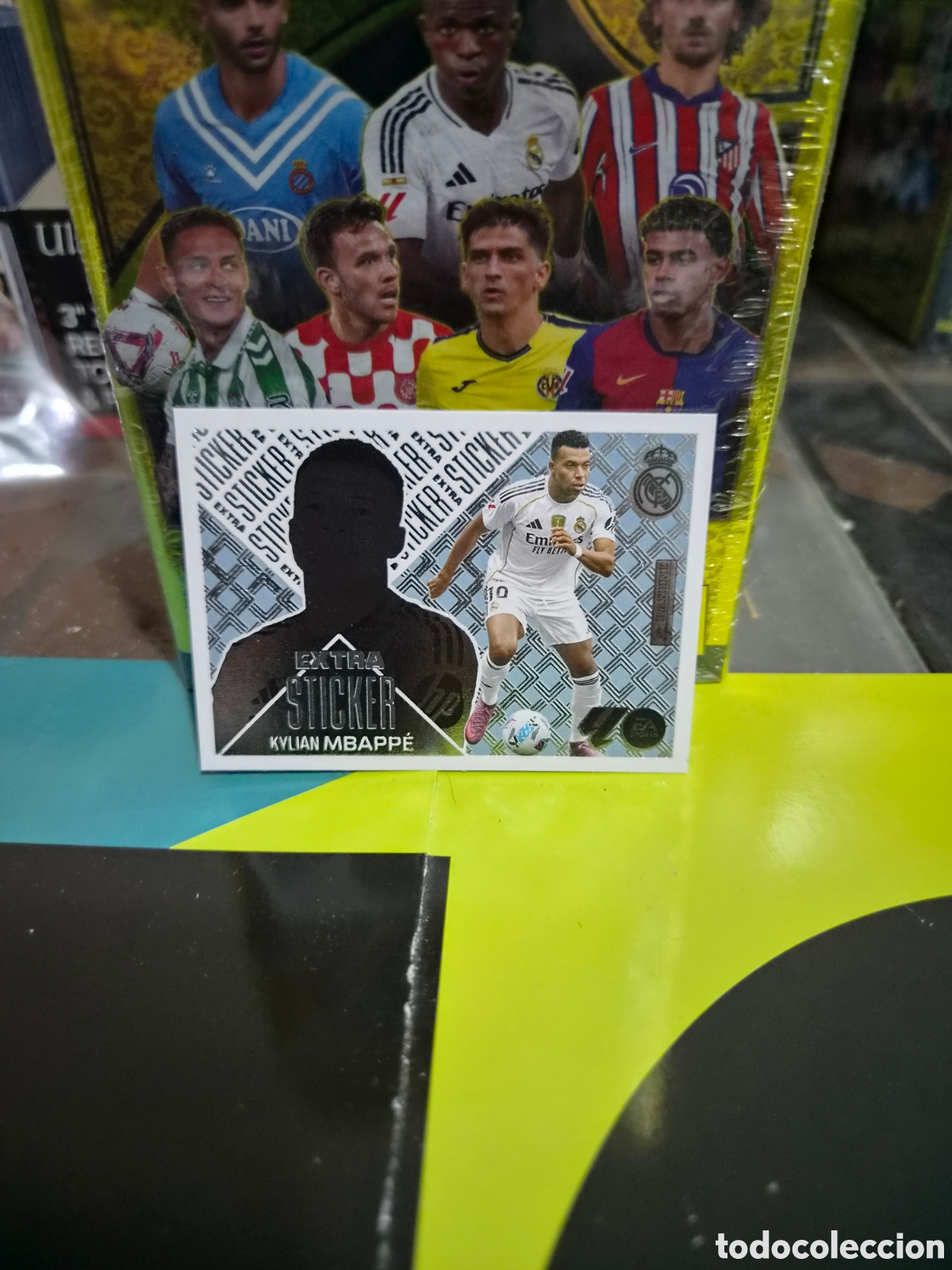 Cromos de f&uacute;tbol: Extrastickers Plata Mbappe Liga Este 26/27