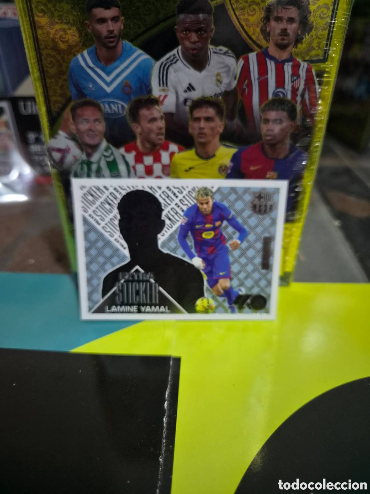 Figurine di Calcio: Extrastickers Plata Lamine Yamal Liga Este 26/27