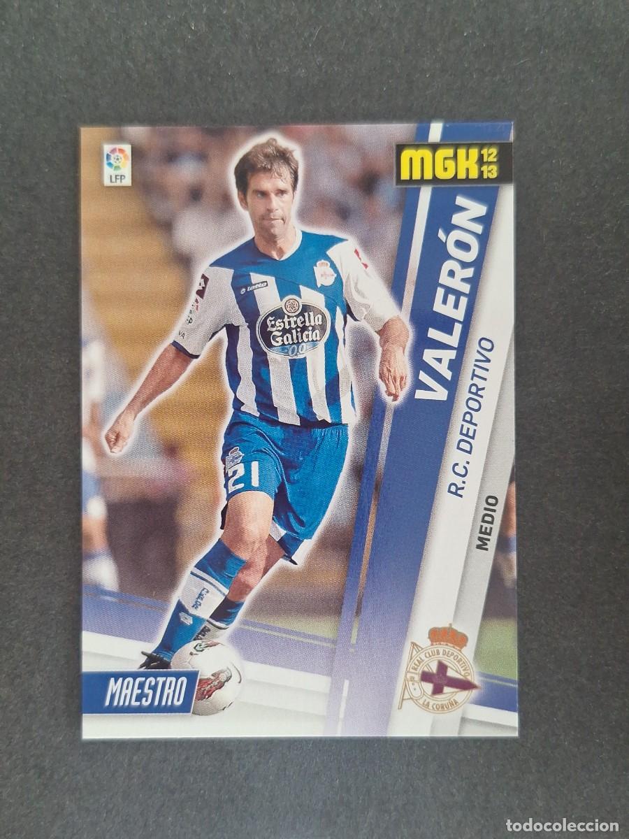 Cromos de f&uacute;tbol: L2 VALERON DEPORTIVO DE LA CORU&Ntilde;A 104 PANINI MEGACRACKS 2012 2013 12 13