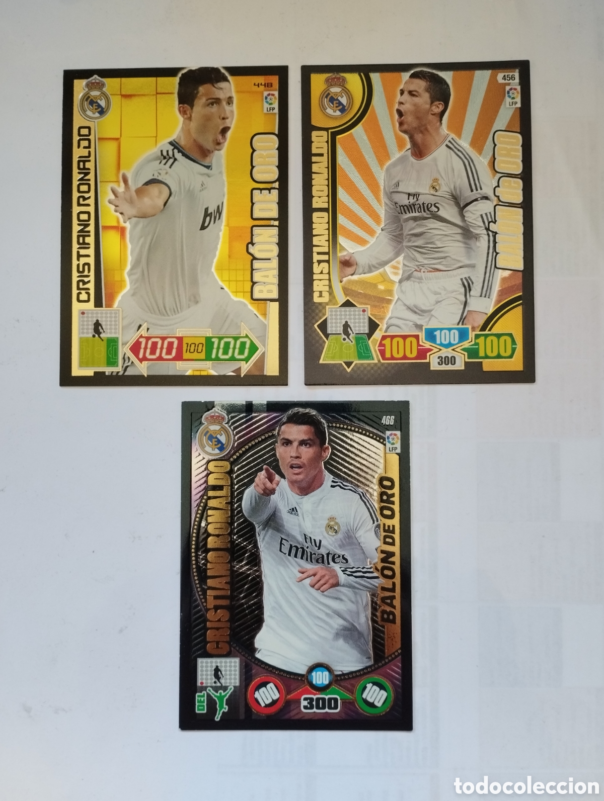 Cromos de f&uacute;tbol: BALONES DE ORO - CRISTIANO RONALDO - ADRENALYN XL