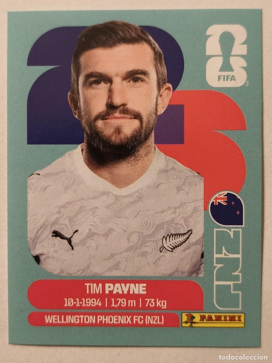 Cromos de f&uacute;tbol: #NZL 6 PAYNE (NUEVA ZELANDA) MUNDIAL 2026 PANINI