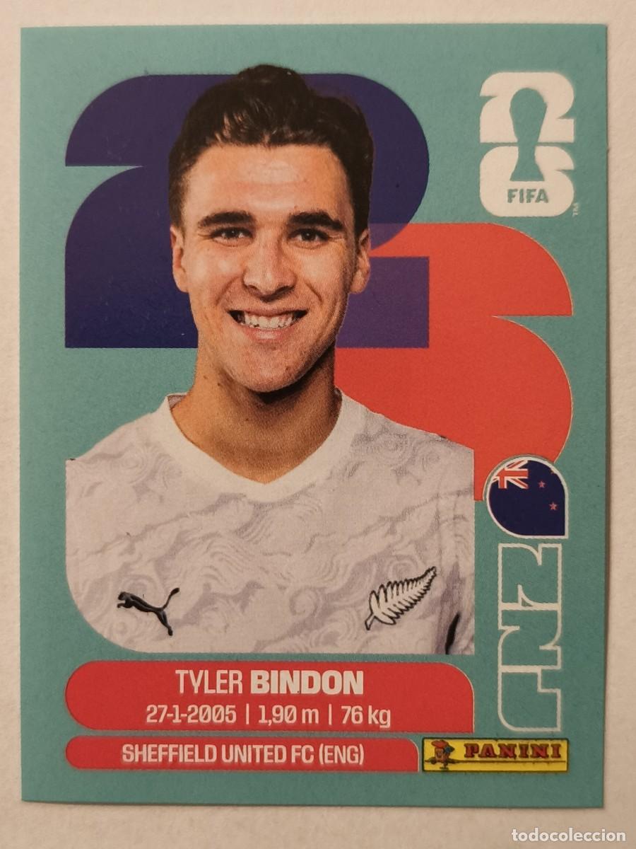 Cromos de f&uacute;tbol: #NZL 7 BINDON (NUEVA ZELANDA) MUNDIAL 2026 PANINI
