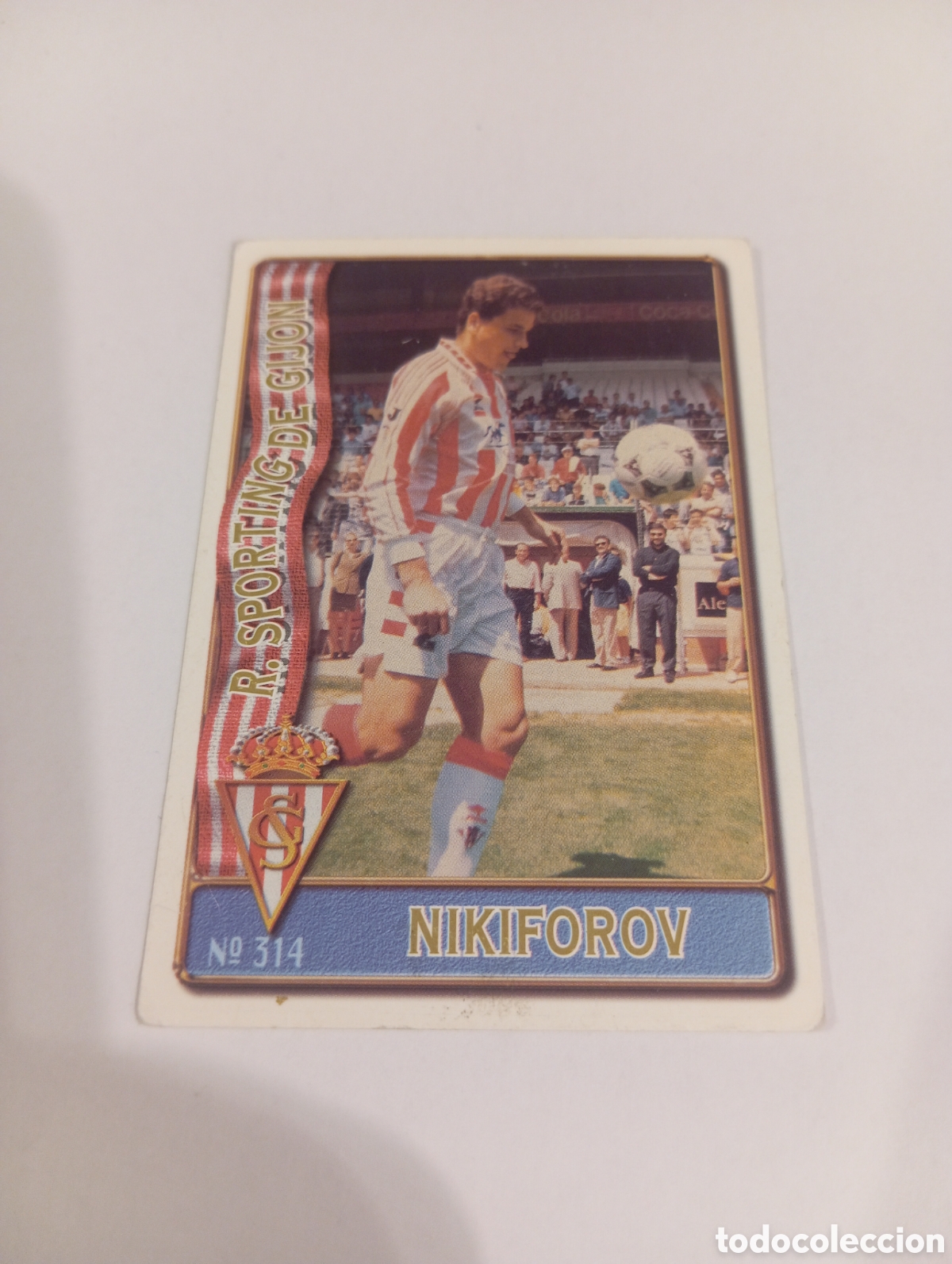 Cromos de f&uacute;tbol: 314 NIKIFOROV Sporting de Gij&oacute;n 96 97 MUNDICROMO FICHAS LIGA 1996 1997
