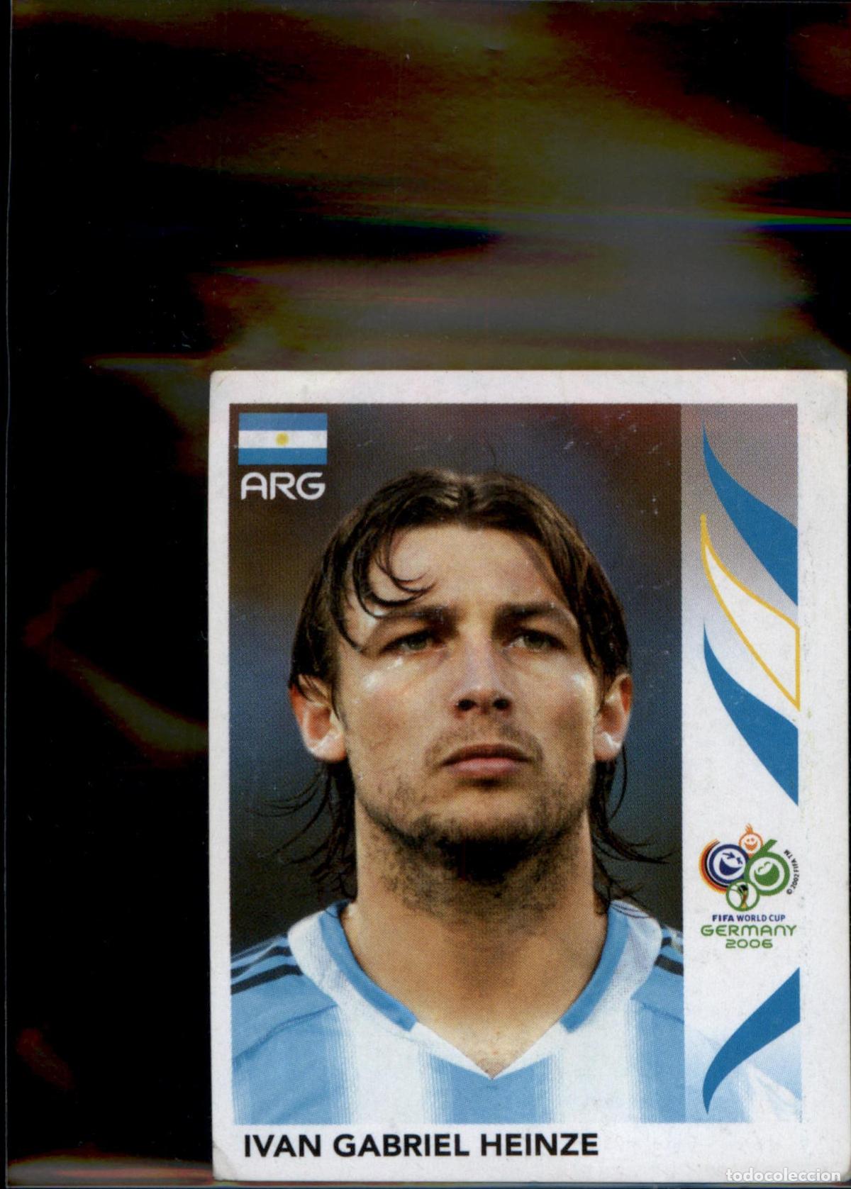 Cromos de f&uacute;tbol: Iv&aacute;n Gabriel Heinze N&ordm; 174 Argentina Mundial Alemania 2006 Panini 06 Fifa World Cup Germany