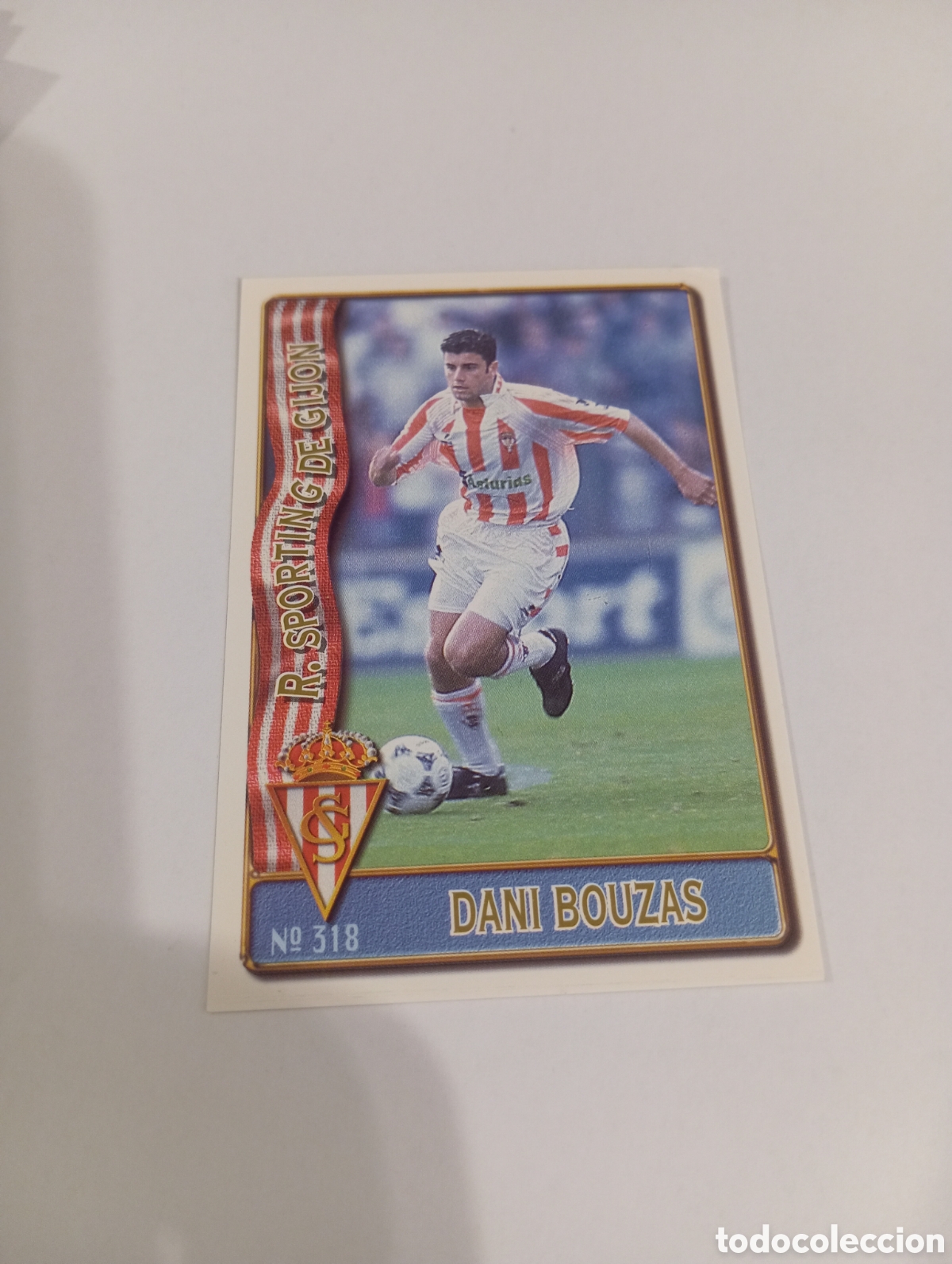Cromos de f&uacute;tbol: 318 DANI BOUZAS Sporting de Gij&oacute;n 96 97 MUNDICROMO FICHAS LIGA 1996 1997