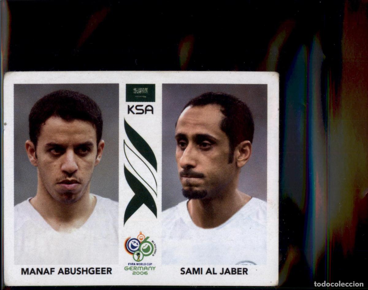 Cromos de f&uacute;tbol: Manaf Abushgeer Sami Al Jaber N&ordm; 594 Arabia Mundial Alemania 2006 Panini 06 Fifa World Cup Germany