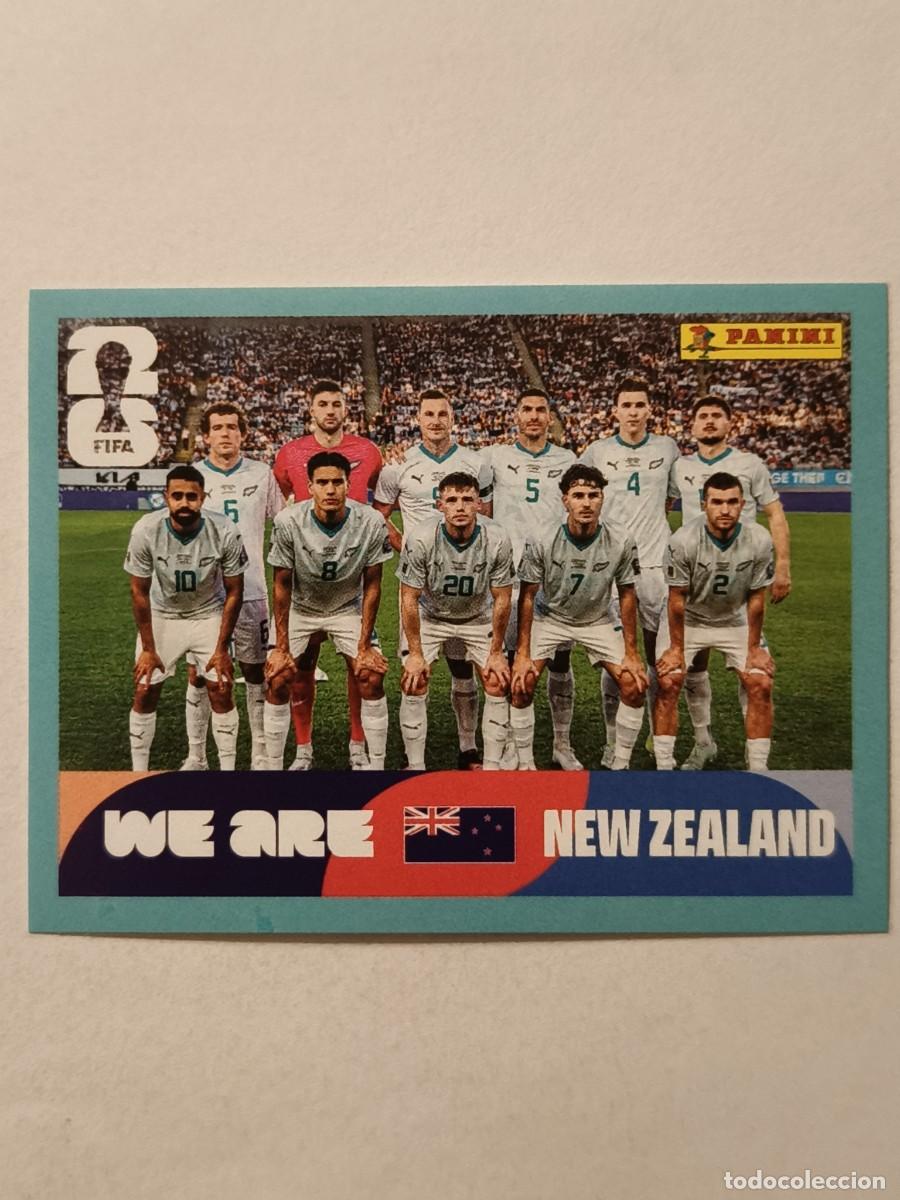Cromos de f&uacute;tbol: #NZL 13 ALINEACION (NUEVA ZELANDA) MUNDIAL 2026 PANINI