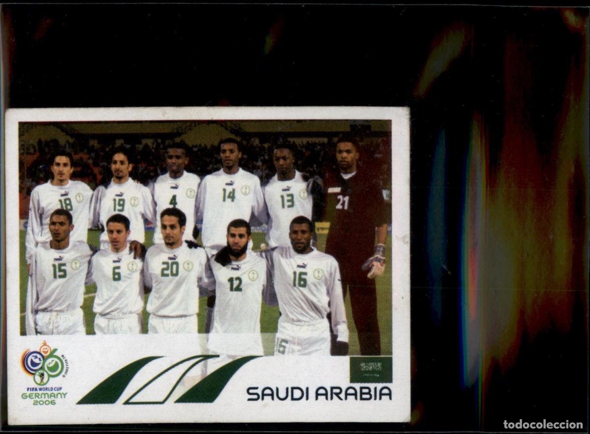 Cromos de f&uacute;tbol: Selecci&oacute;n Arabia Saud&iacute; N&ordm; 588 Mundial Alemania 2006 Panini 06 Fifa World Cup Germany