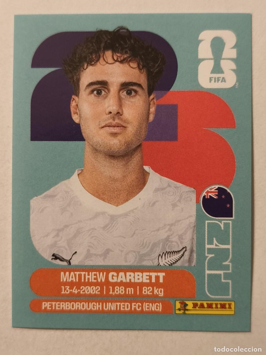 Cromos de f&uacute;tbol: #NZL 14 GARBETT (NUEVA ZELANDA) MUNDIAL 2026 PANINI