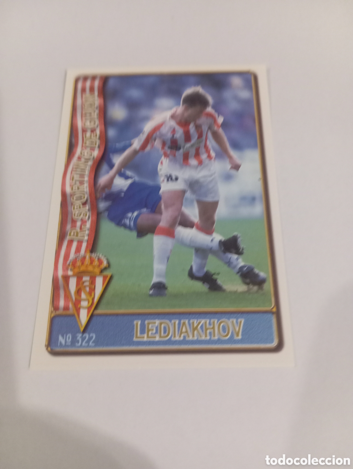 Cromos de f&uacute;tbol: 322 LEDIAKHOV Sporting de Gij&oacute;n 96 97 MUNDICROMO FICHAS LIGA 1996 1997