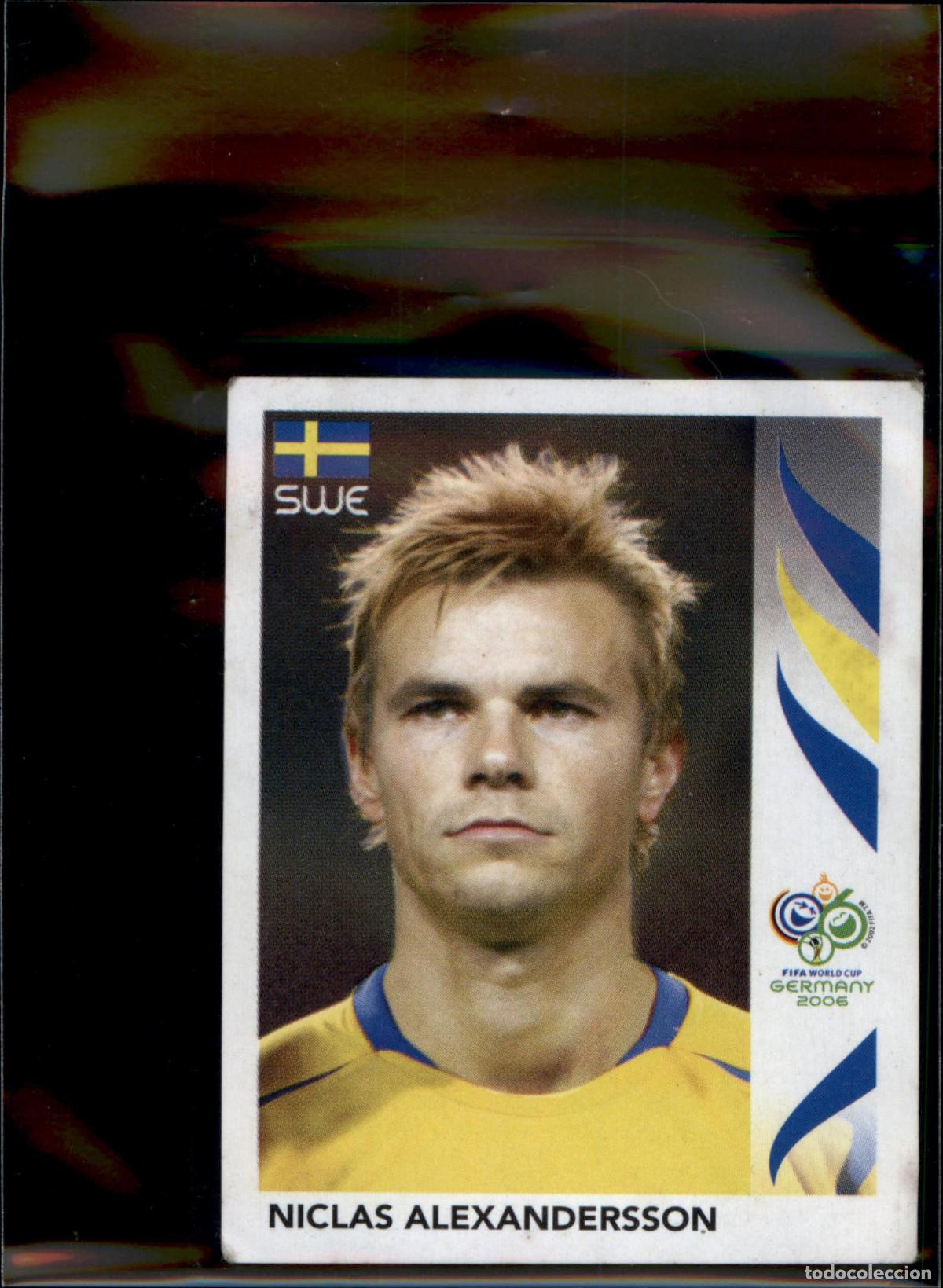 Cromos de f&uacute;tbol: Niclas Alexandersson N&ordm; 158 Suecia Mundial Alemania 2006 Panini 06 Fifa World Cup Germany