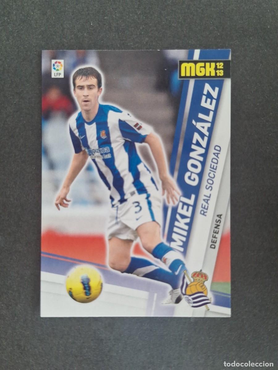 Cromos de f&uacute;tbol: L2 MIKEL GONZALEZ REAL SOCIEDAD 275 PANINI MEGACRACKS 2012 2013 12 13