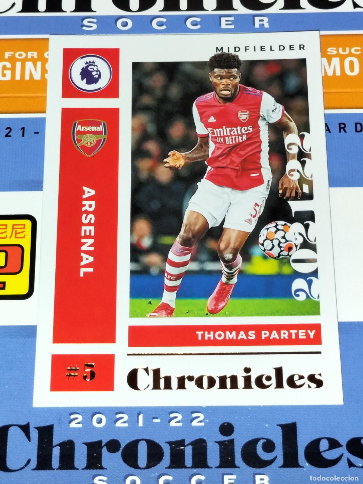 Cromos de f&uacute;tbol: N&ordm; 2 THOMAS PARTEY ARSENAL CARD CHRONICLES PREMIER SOCCER 2021 2022 21 22 PANINI