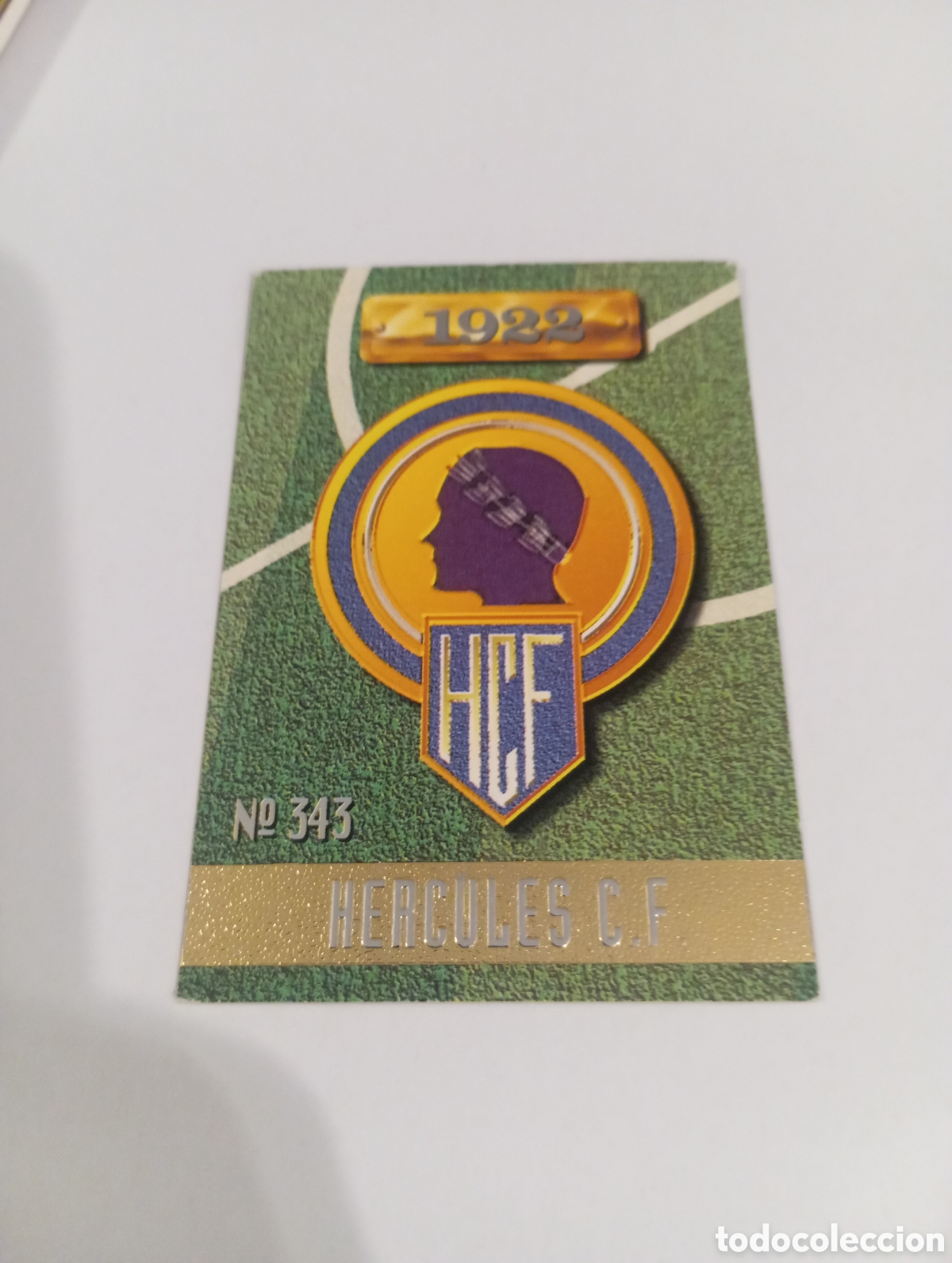 Cromos de f&uacute;tbol: 343 ESCUDO H&eacute;rcules 96 97 MUNDICROMO FICHAS LIGA 1996 1997