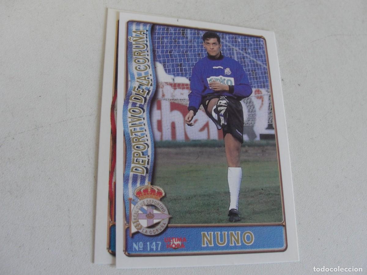 Cromos de f&uacute;tbol: FICHAS LIGA MUNDICROMO 96 97 - UH DEPORTIVO 147 NUNO - ULTIMA HORA - impecable estado