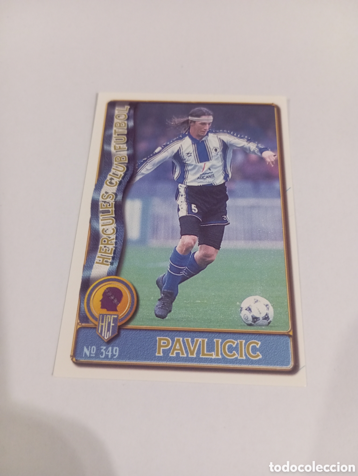 Cromos de f&uacute;tbol: 349 PAVLICIC H&eacute;rcules 96 97 MUNDICROMO FICHAS LIGA 1996 1997