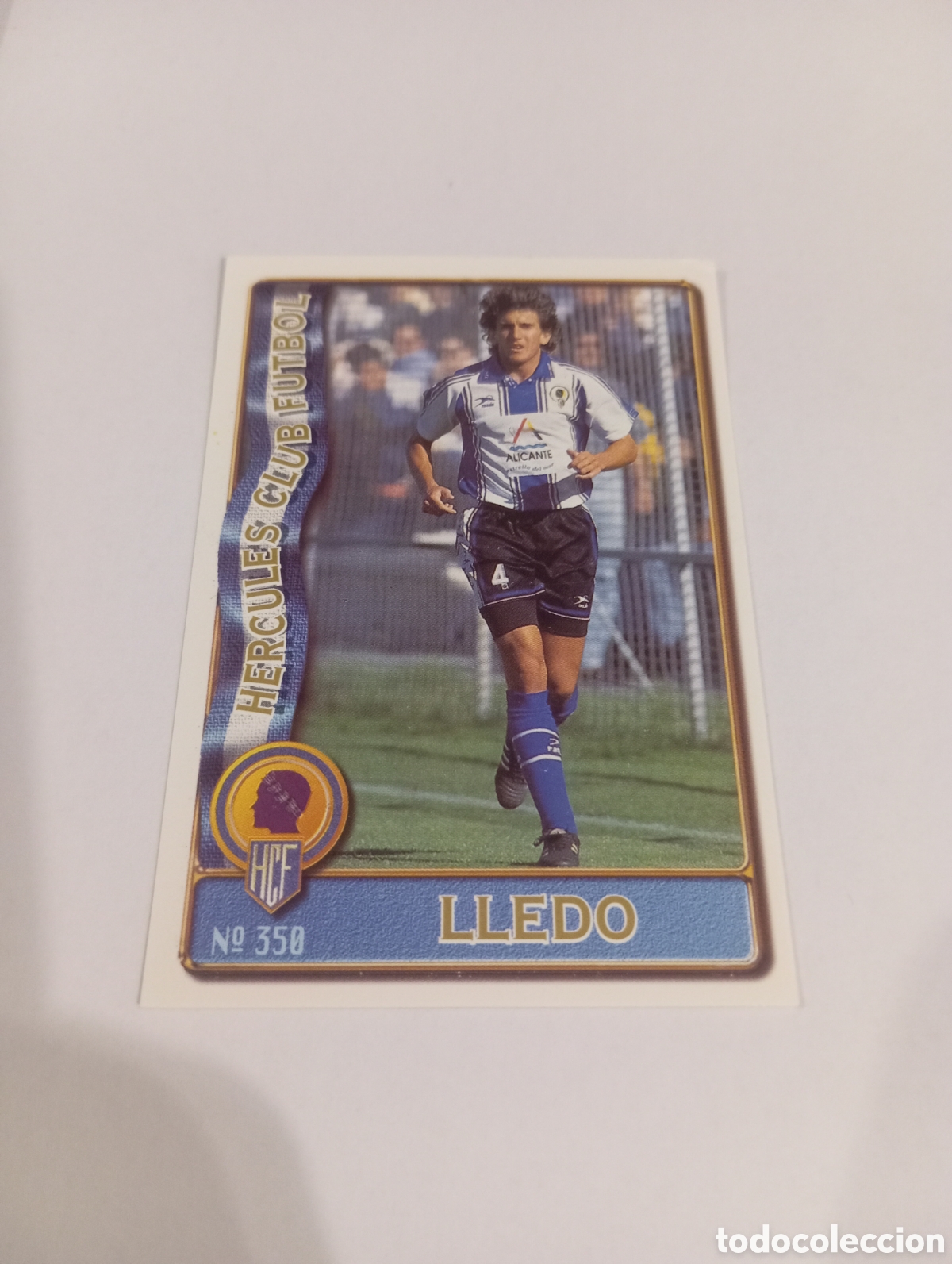Cromos de f&uacute;tbol: 350 LLEDO H&eacute;rcules 96 97 MUNDICROMO FICHAS LIGA 1996 1997