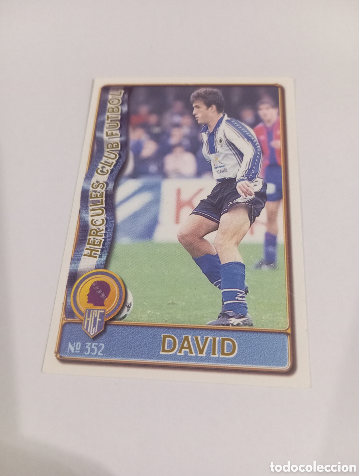 Cromos de f&uacute;tbol: 352 DAVID BAJA H&eacute;rcules 96 97 MUNDICROMO FICHAS LIGA 1996 1997