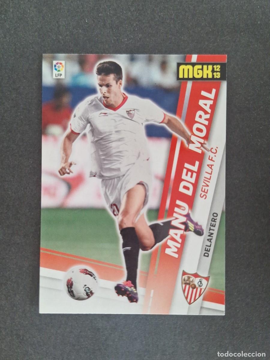 Cromos de f&uacute;tbol: L2 MANU DEL MORAL SEVILLA F. C. 304 PANINI MEGACRACKS 2012 2013 12 13