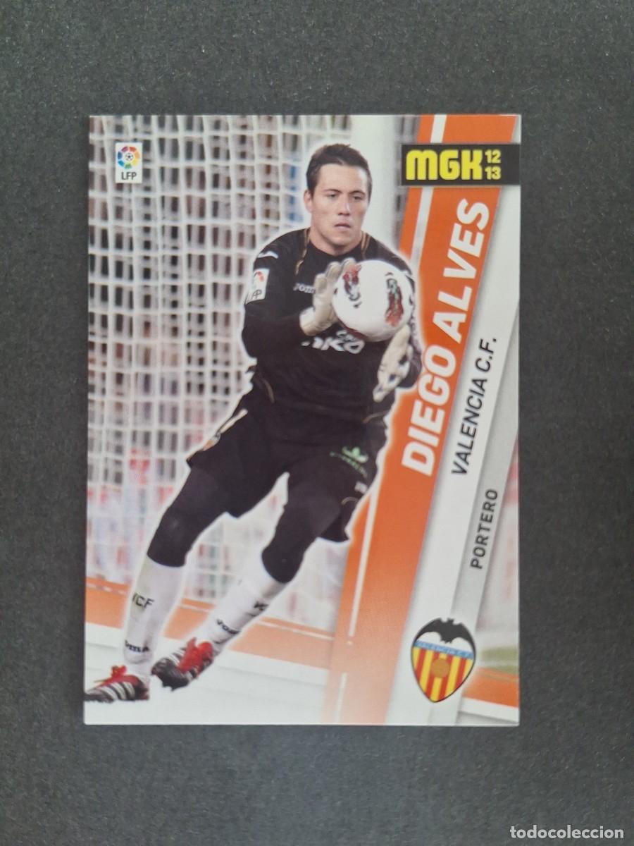 Cromos de f&uacute;tbol: L2 DIEGO ALVES VALENCIA C. F. 309 PANINI MEGACRACKS 2012 2013 12 13