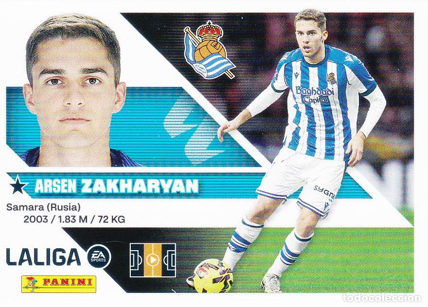 Cromos de f&uacute;tbol: ESTE 2026-27 * ZAKHARYAN * N&ordm; 13B - 2&ordf; EDICI&Oacute;N DEL REAL SOCIEDAD (NUEVO DE SOBRE) (A-20)