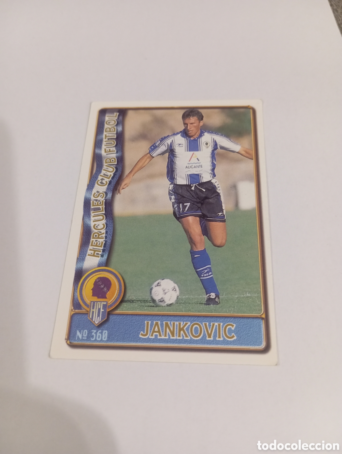 Cromos de f&uacute;tbol: 360 JANKOVIC H&eacute;rcules 96 97 MUNDICROMO FICHAS LIGA 1996 1997