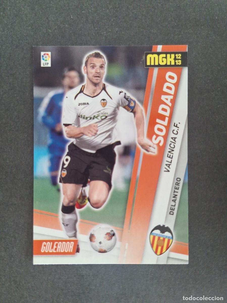 Cromos de f&uacute;tbol: L2 SOLDADO VALENCIA C. F. 324 PANINI MEGACRACKS 2012 2013 12 13
