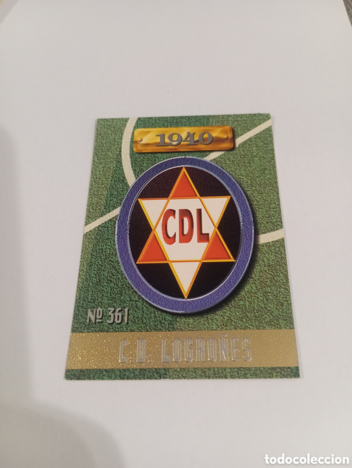 Cromos de f&uacute;tbol: 361 ESCUDO Logro&ntilde;es 96 97 MUNDICROMO FICHAS LIGA 1996 1997