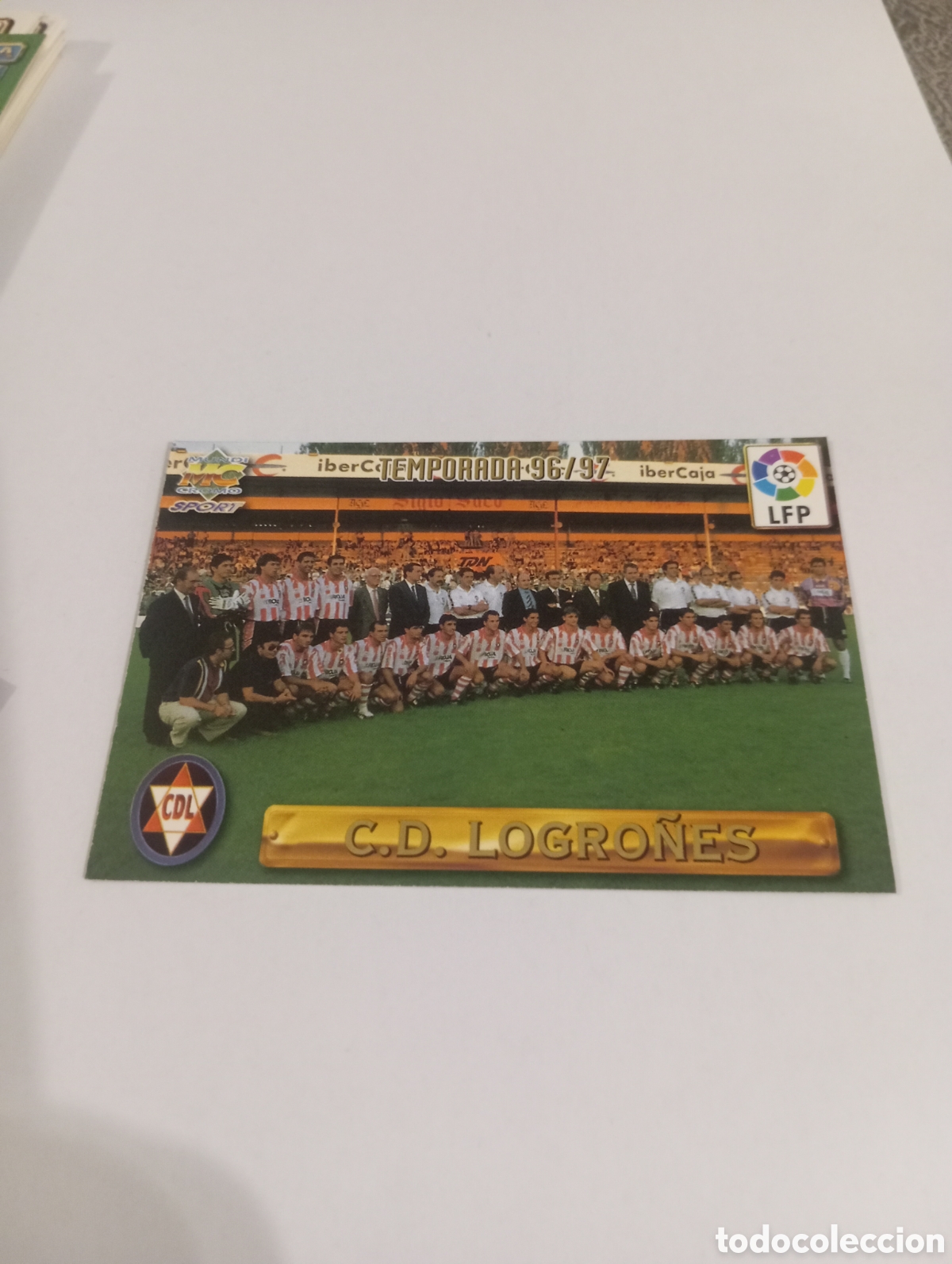 Cromos de f&uacute;tbol: PLANTILLA Logro&ntilde;es 96 97 MUNDICROMO FICHAS LIGA 1996 1997