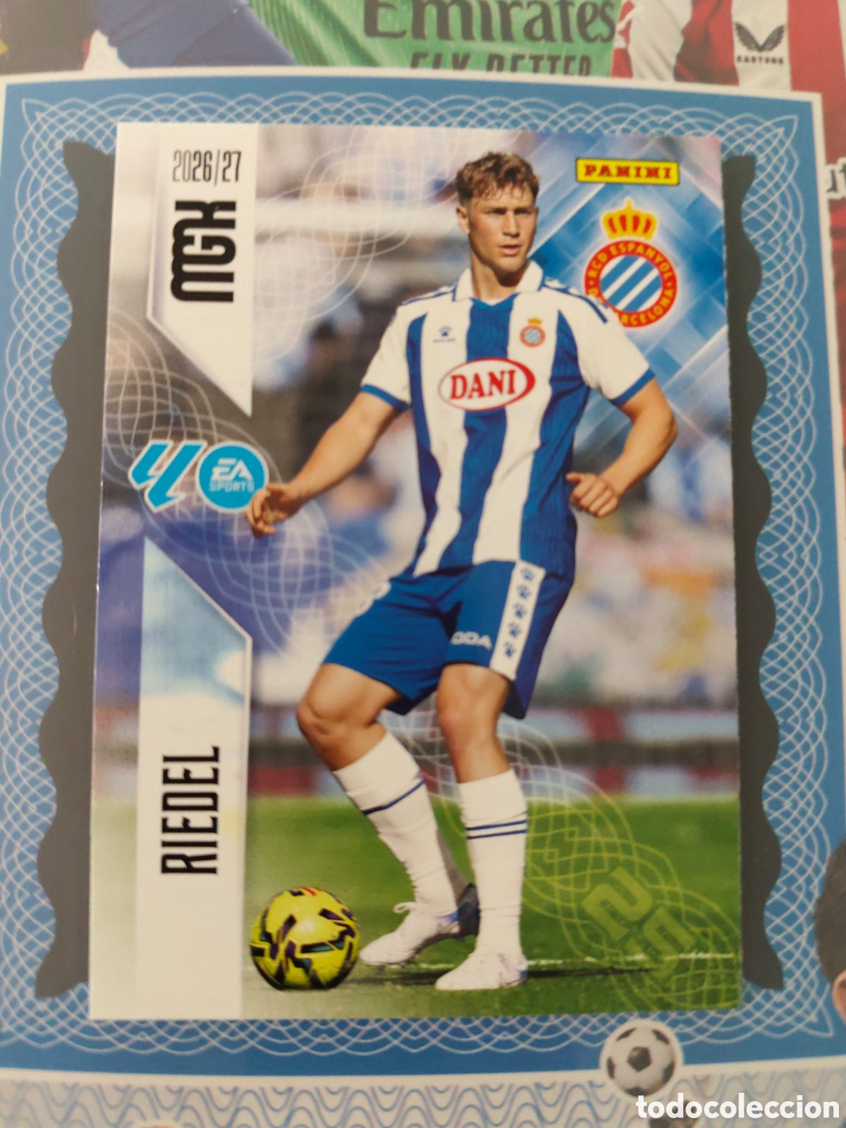 Cromos de f&uacute;tbol: MEGACRACKS 2026 2027 26 27 - PANINI - N&ordm; 168 RIEDEL ESPANYOL