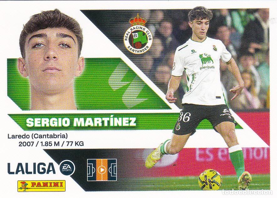 Cromos de f&uacute;tbol: ESTE 2026-27 * SERGIO MART&Iacute;NEZ * N&ordm; 13BIS - 3&ordf; EDICI&Oacute;N COLOCA DEL RACING (NUEVO DE SOBRE) (A-20)